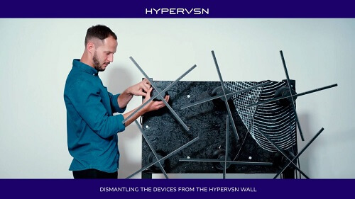 Dismantling devices from the HYPERVSN wall