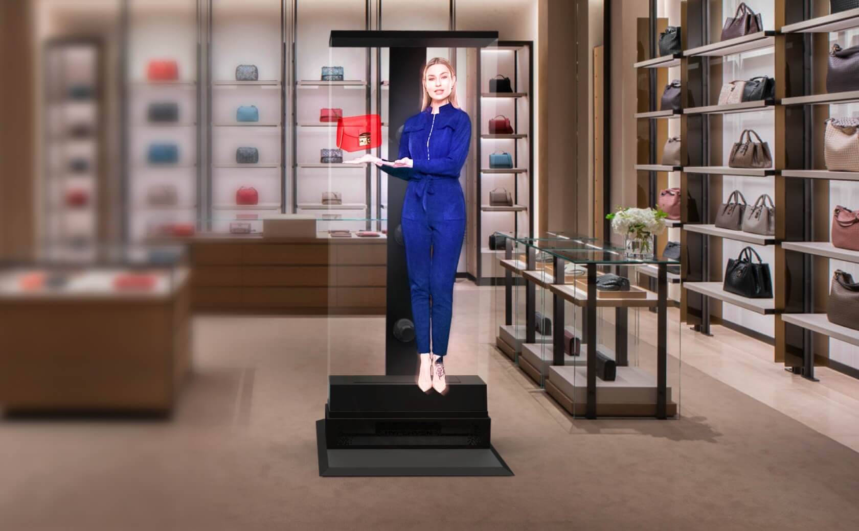 HYPERVSN hologram for Louis Vuitton unique window display …