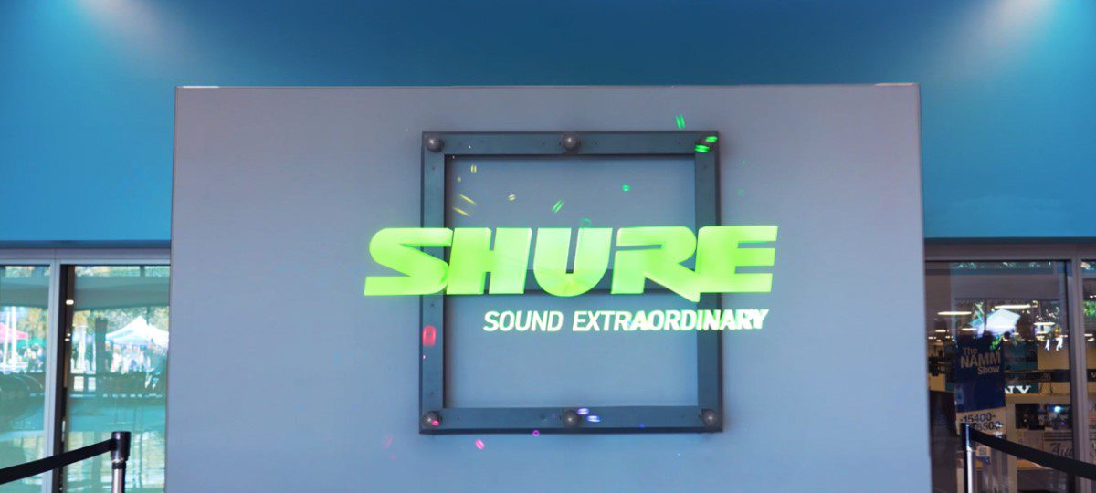 Shure Steals the Show in 3D at NAMM
