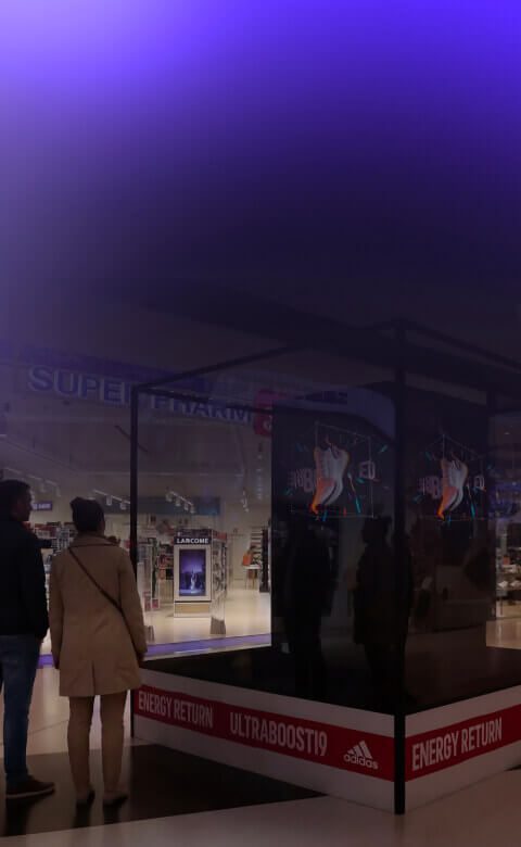 Adidas 3D Hologram Mobile