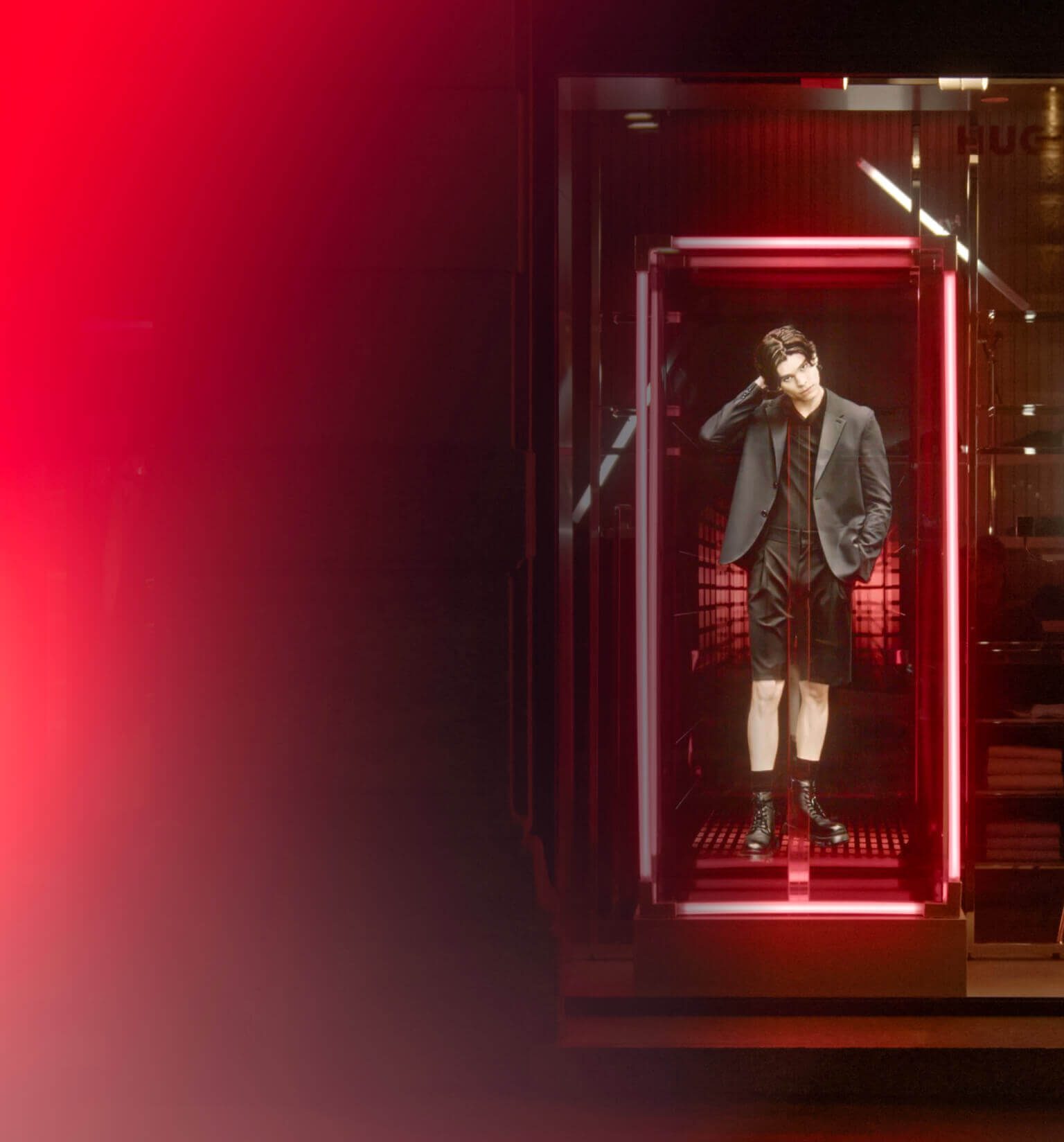 HUGO's holographic influencer for tablet