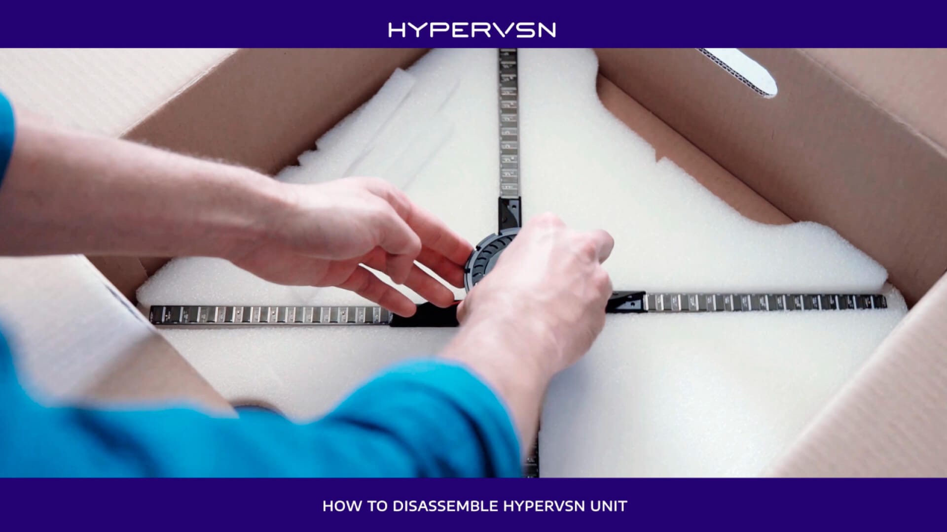 How to disassemble HYPERVSN unit