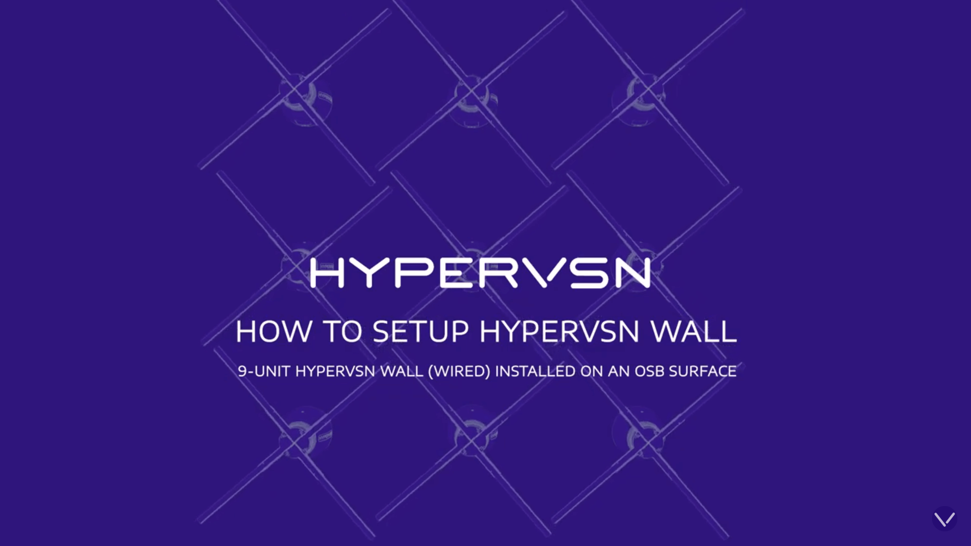 How to Setup HYPERVSN Wall