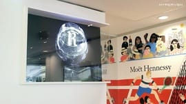 HYPERVSN in Moët Hennessy private space at Roland Garros