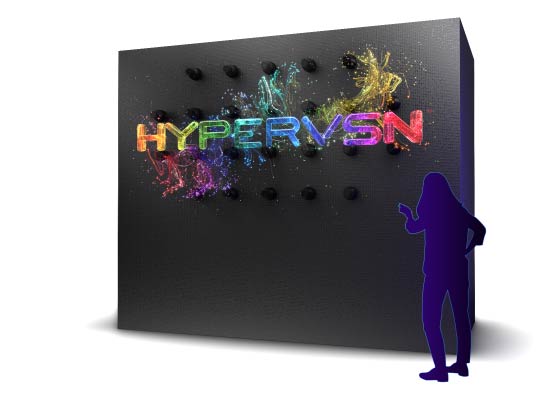 HYPERVSN 3d holographic display, 3D video and 3d image projector